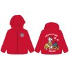 Chlapecká bunda TLAPKOVÁ PATROLA s fleece podšítím červená