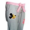 Tepláky MINNIE s šedými proužky dámské (Barva Bílošedá, Velikost XL)