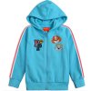 Dívčí mikina TLAPKOVÁ PATROLA na zip s kapucou modrá