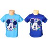 Chlapecké tričko MICKEY barevné kostičky krátký rukáv modré