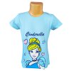 Tričko PRINCEZNY POPELKA krátký rukáv dívčí modré (Barva Modrá, Velikost 104)