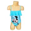 Plavky MINNIE s volánem na hrudi jednodílné modré (Barva Modrá, Velikost 128/134)
