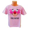 Dívčí tričko RŮŽOVÝ PANTER krátký rukáv růžové