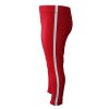 Dívčí legíny WENDEE červené s lampasem (Barva Červená, Velikost 104)