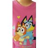 Dívčí tričko BLUEY A BINGO v objetí krátký rukáv růžové (Barva Růžová, Velikost 104)