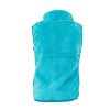 vesta dětská chlupatá se stojáčkem, Pidilidi, PD1140-15, tyrkysová (Varianta 104)