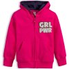 Dívčí mikina VENERE GRL PWR růžová