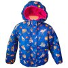 Dívčí zimní bunda LEMON BERET zvířátka modrá