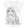 Dívčí tričko FROZEN ELSA krátký rukáv šedé (Barva Šedá, Velikost 104)