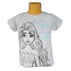 Dívčí tričko FROZEN ELSA krátký rukáv šedé