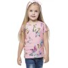 Dívčí tričko BUTTERFLY - MOTÝLCI krátký rukáv růžové