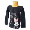 Tričko MINNIE ZASNĚNÁ d.rukáv dívčí šedé tmavé (Barva Šedá, Velikost 134)