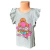 Dívčí tričko L.O.L. krátký rukáv volánový šedé