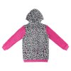 Dívčí mikina L.O.L.  na zip s kapucou coral šedá (Barva Šedorůžová, Velikost 164)