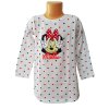 Noční košile MINNIE S PUNTÍKY dl.rukáv bílá (Barva Bílá, Velikost 98)