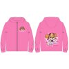Dívčí bunda TLAPKOVÁ PATROLA s fleece podšítím růžová