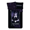 Dětské bavlněné povlečení WEDNESDAY allergic černé 140x2001000x1000