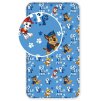 Dětské prostěradlo TLAPKOVÁ PATROLA modré 90x200