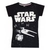 Dámské tričko STAR WARS krátký rukáv černé
