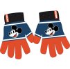 Chlapecké rukavice MICKEY prstové modrooranžové