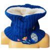 Dívčí luxusní nákrčník FROZEN podšití coral fleece úplet modrý