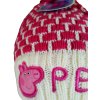 Dívčí čepice PEPPA PIG zimní růžovobílá (Barva Růžová, Velikost 52)