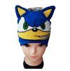 Chlapecká čepice SONIC zimní s 3D ušima modrá