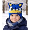 Chlapecká čepice SONIC zimní s 3D ušima