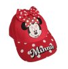 Dívčí kšiltovka MINNIE červená s mašlí (Barva Červená, Velikosti 52)