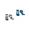 Chlapecké kotníkové ponožky STAR WARS s proužky (Barva Modrá, Velikost 23/26)
