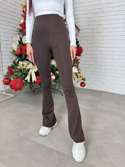 Termolegíny BEANA extradlouhé čokoládové