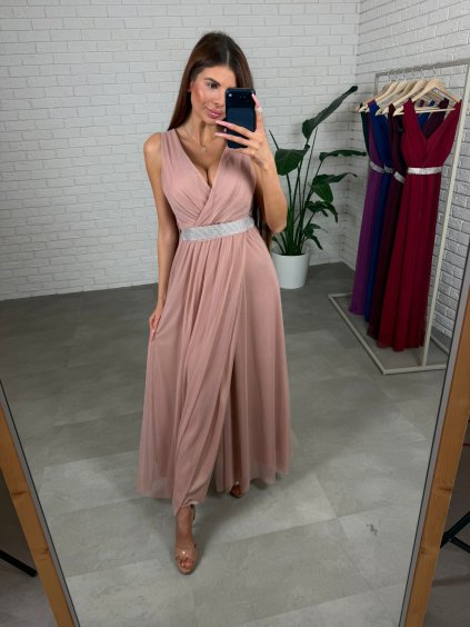 Šaty LANA starorůžová