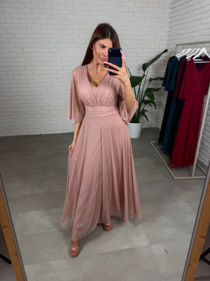 Šaty AUGUSTIN starorůžová