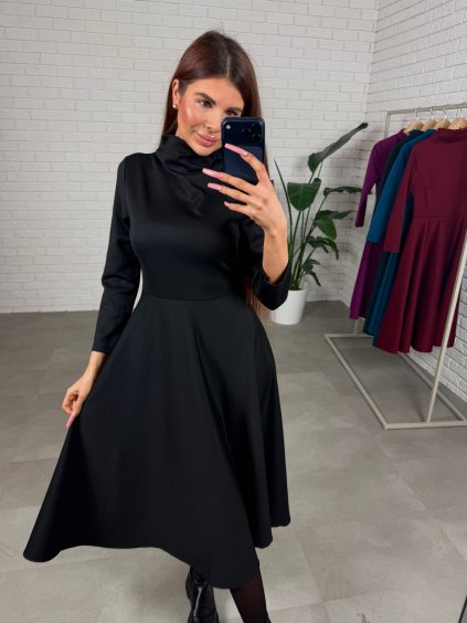 Šaty NAMIRA dlouhé černé