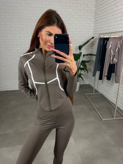 Jógový set PANORA hnědý