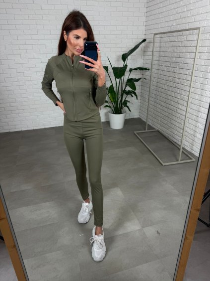 Jógový set NUVOL olivový