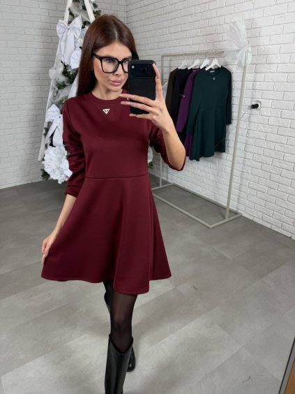 Šaty SAMON bordové