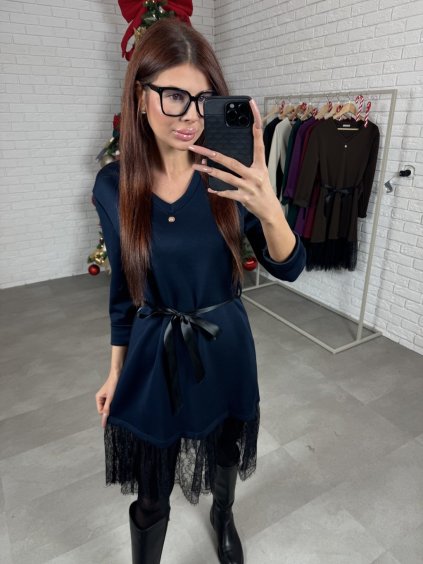 Šaty MILANO tmavě modré