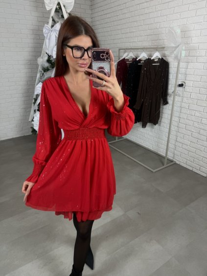 Šaty RENA červené