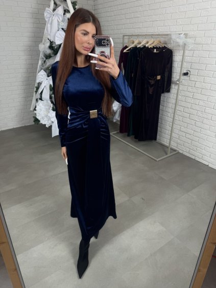 Šaty ANDREO tmavě modré