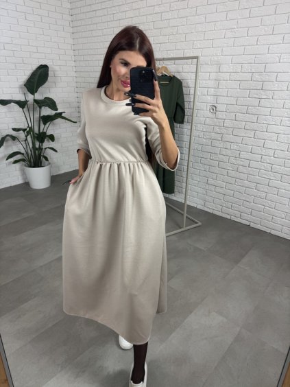 Šaty PETRA béžové