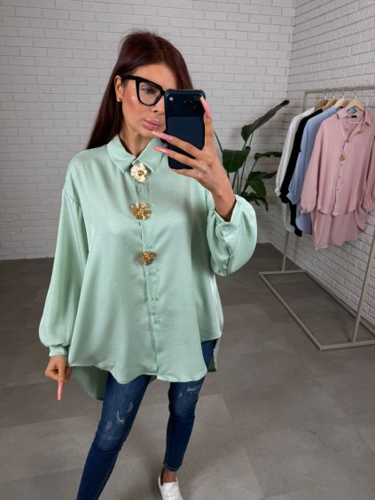 Košile ADAM mentolová