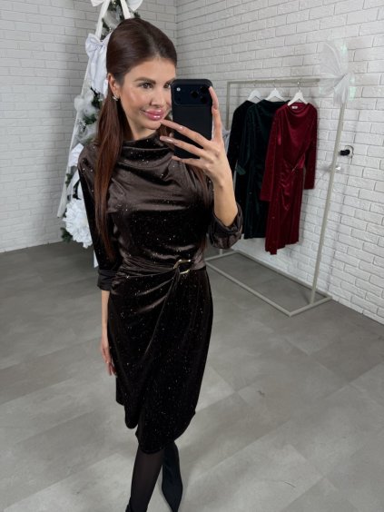 Šaty MATOL čokoládové