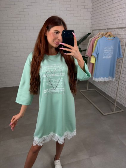 Šaty MITAR mentolové