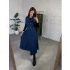 Šaty TAMILA (Barva Tmavě-modrá)