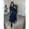 Šaty TAMILA (Barva Tmavě-modrá)