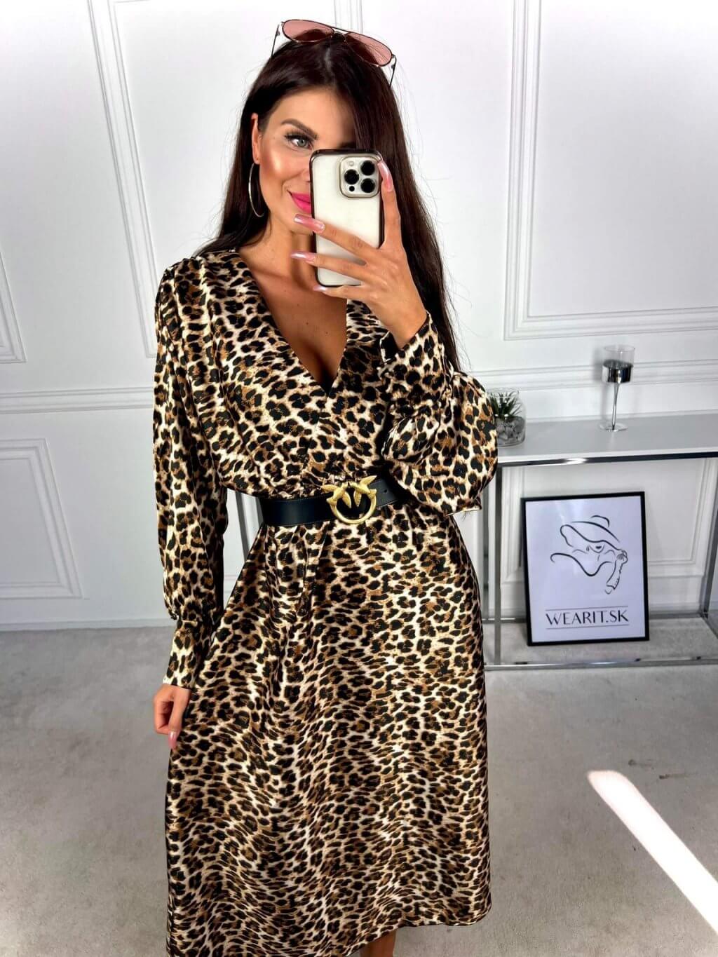 8796-5_hnede-dlhe-saty-so-zvieracim-vzorom-tomien-velkost-uni-wearmee