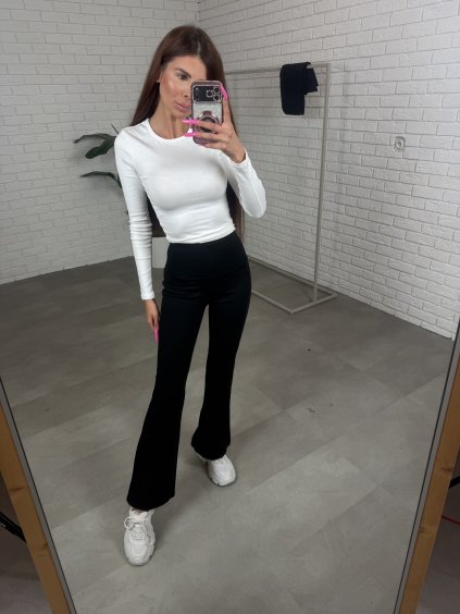 Termo legíny AZIRA so sťahujúcim pásom čierne