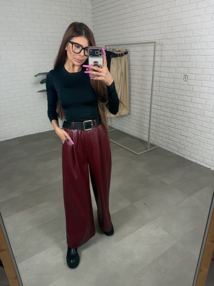 Koženkové nohavice NARA