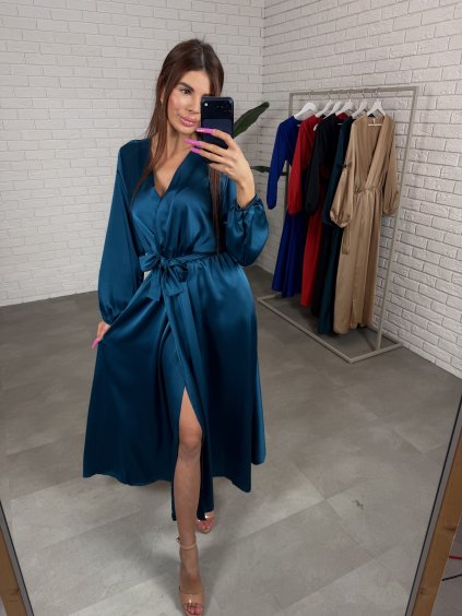 Šaty MARINA petrolejové